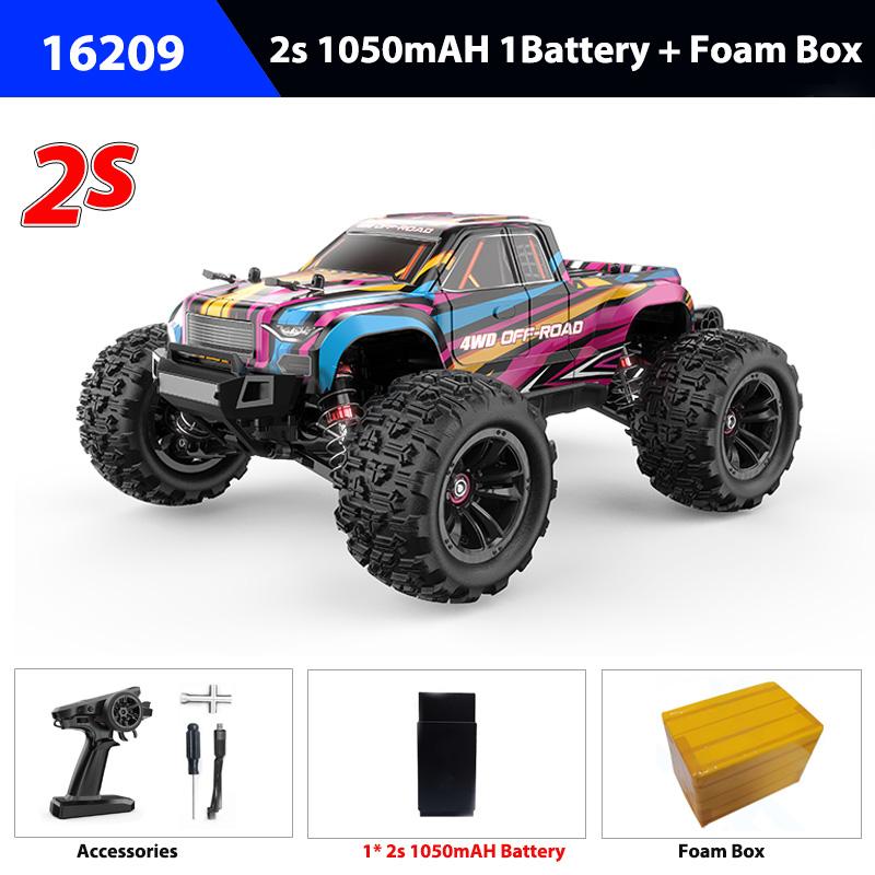 MJX 16208/16209/16210 RC Car 2.4G 4WD Remote Control Off-Road Vehicle Brushless High-Speed Racing Climbing Crawler 2S 3S Battery