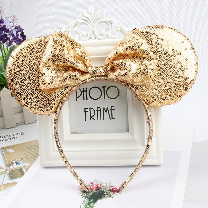 Sparkling Bow Headband for Adults and Children for Princess Photo Shoots and Amusement Park Hair Accessories