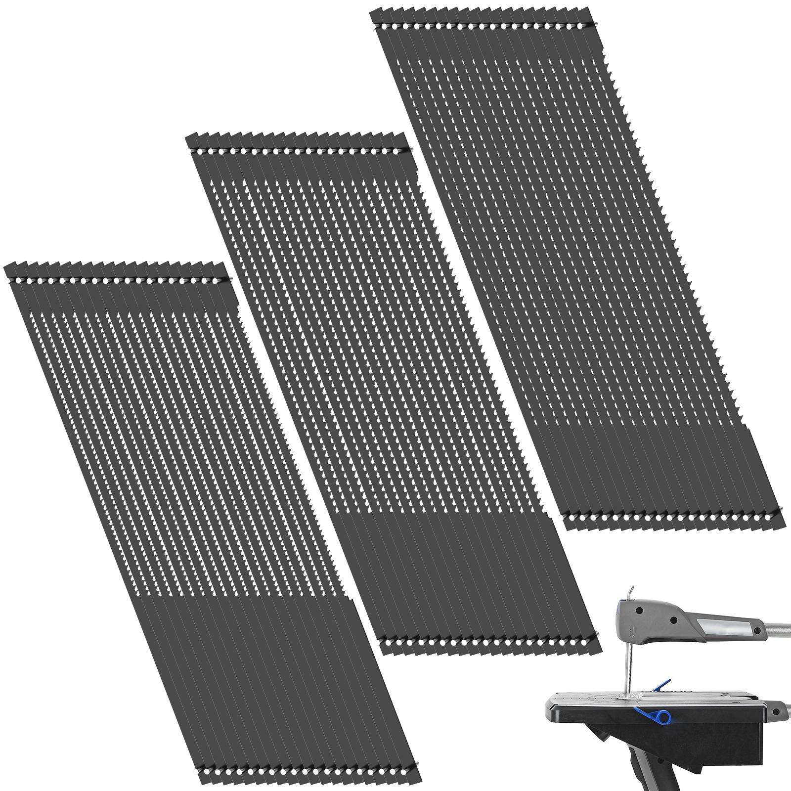 

60 шт. 4-дюймовые полотна для лобзика HCS с штифтовым концом 15TPI/18TPI/24TPI для дерева, пластика, тонких цветных металлов Multipurpose Cutting