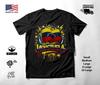 Venezuela Flag Graffiti Graphic T-Shirt Black Unisex S-2XL