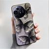 Case For TCL 50 Pro NxtPaper 5G Phone Case Luxury Fashion Butterfly Flower Black Soft TPU Silicone Shockproof Cover Casing Shell
