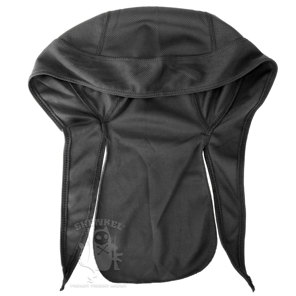 Alpha Label SHENKEL Mesh Bandana Cap with Inner Cap Sun Perfect for Outdoor and Cycling (Black) - Sweat-Wicking, Quick-Drying, Protection, Sports,