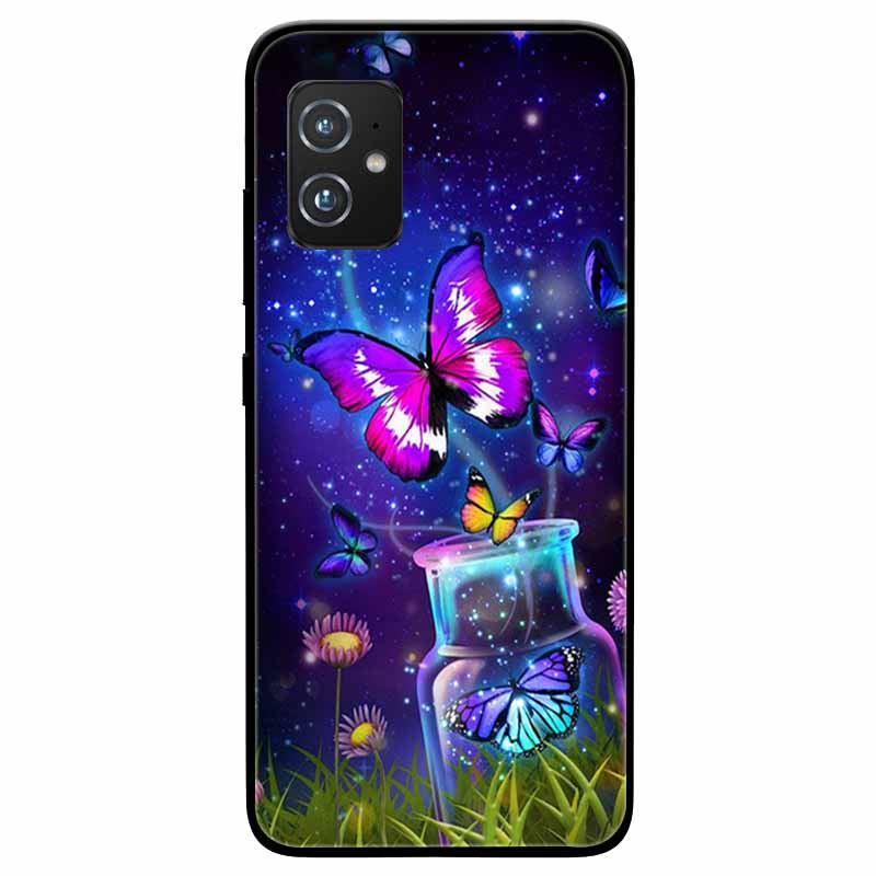 Black Silicone Case For Asus Zenfone 8 ZS590KS Case Soft Back Cover Coque For Asus Zenfone 8 ZS590KS Phone Case Zenfone8 Funda