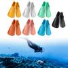 Swim Training Fins Travel Size Flippers Professional Swimming Fins Comfortable Silicone Short Flippers for Women Man