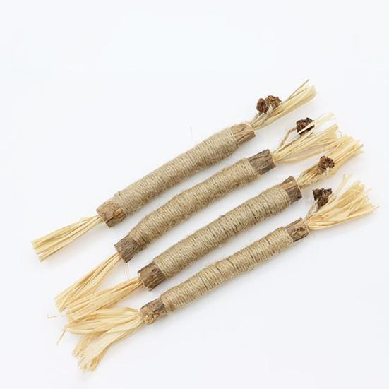 Cat Chew Stick Natural Silver Vine Stick Cats Oral Health Chew Toy Dental Stick for Cats Kittens Treats Interactive Play Training
