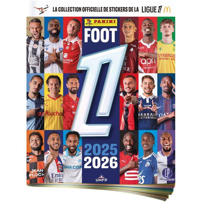 Starter pack - PANINI - Foot FR 2025/26 Ligue 1 McDonald's - Album - 5 pochettes
