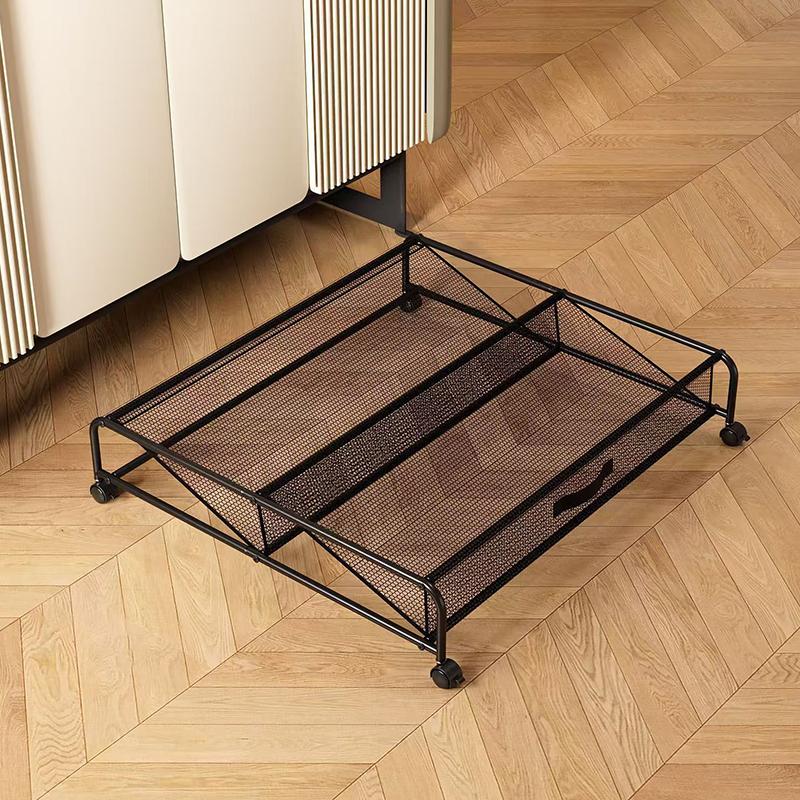 Stojan na boty, úložný stojan na dno postele, organizér na úložný prostor na podrážky bot, zásuvka, úložný box do ložnice, úložná síťka, kladka na přízi