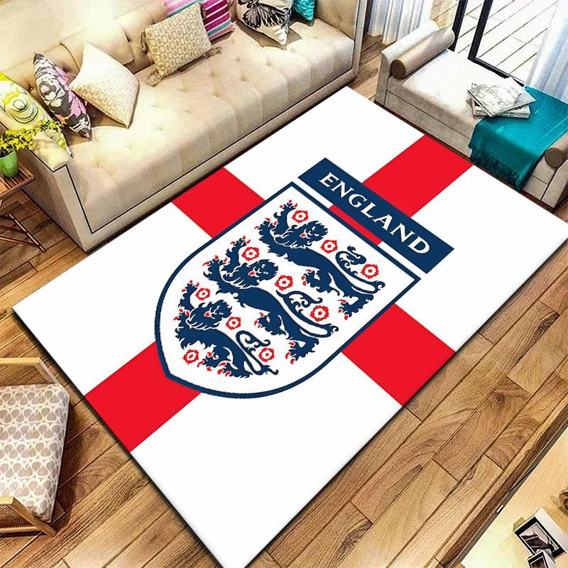 England National Football Team Carpet Rug for Living Room Bedroom Home Sofa Decoration,Kids Play Non-slip Floor Mat