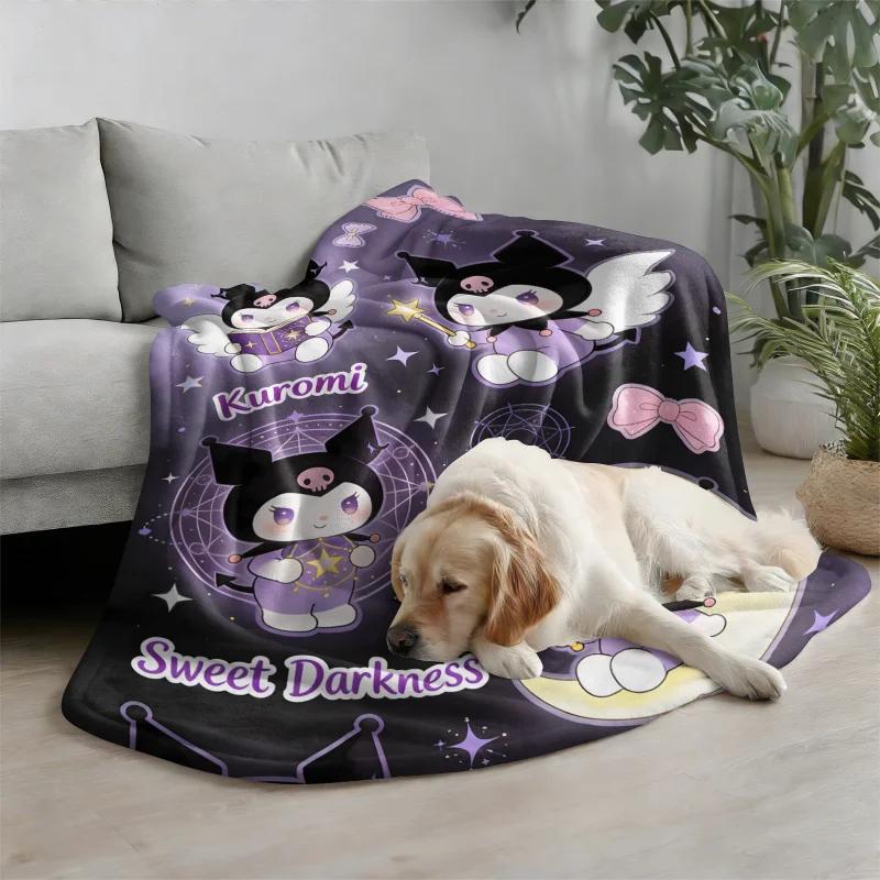 Hello Kitty Cute & Sweet Flannel Fleece Blanket Soft Warm Fluffy Throw Cute Sofa Bed Cover Office Nap Shawl Lightweight Blanket