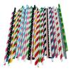 Eco-Friendly Biodegradable Mixed Color Paper Straws for Parties and Cocktails - Free Shipping