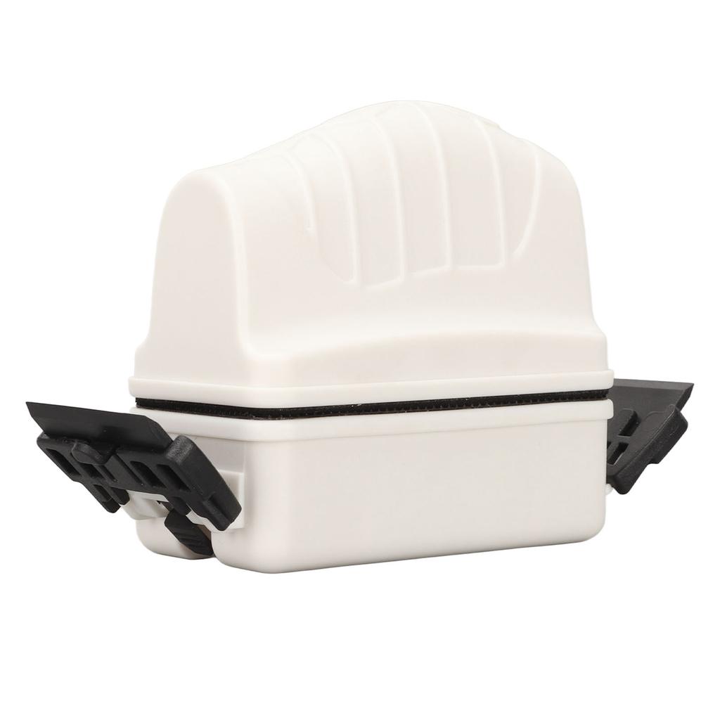 Aquarium Magnetic Brush Double Blade 4X Strong Magnetic Suction Floating Glass Algae Scraper for