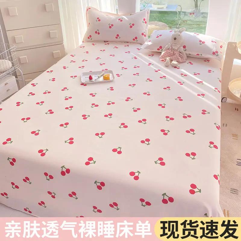 Schlafzimmer Bettlaken Uni Gemütlich Weich Bequem Hautfreundlich Waschbar Hotel Rutschfest Schlicht Bettdecke Zuhause Doppel Einzel Studentenwohnheim