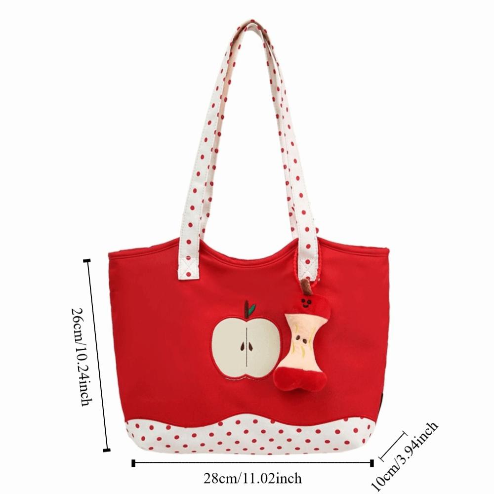 Message Bag Fruits Shoulder Bag Harajuku Nylon Tote Bag Waterproof Funny Handbag  Male