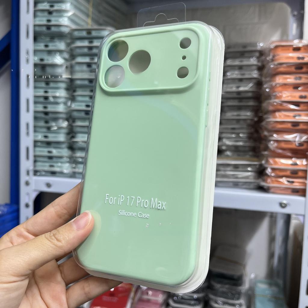 Luxury Liquid Silicone Original 1:1 Phone Case For iPhone Air 17 Pro Max 17 Pro 17 AI Camera Button Anti-drop Full-protect Cover
