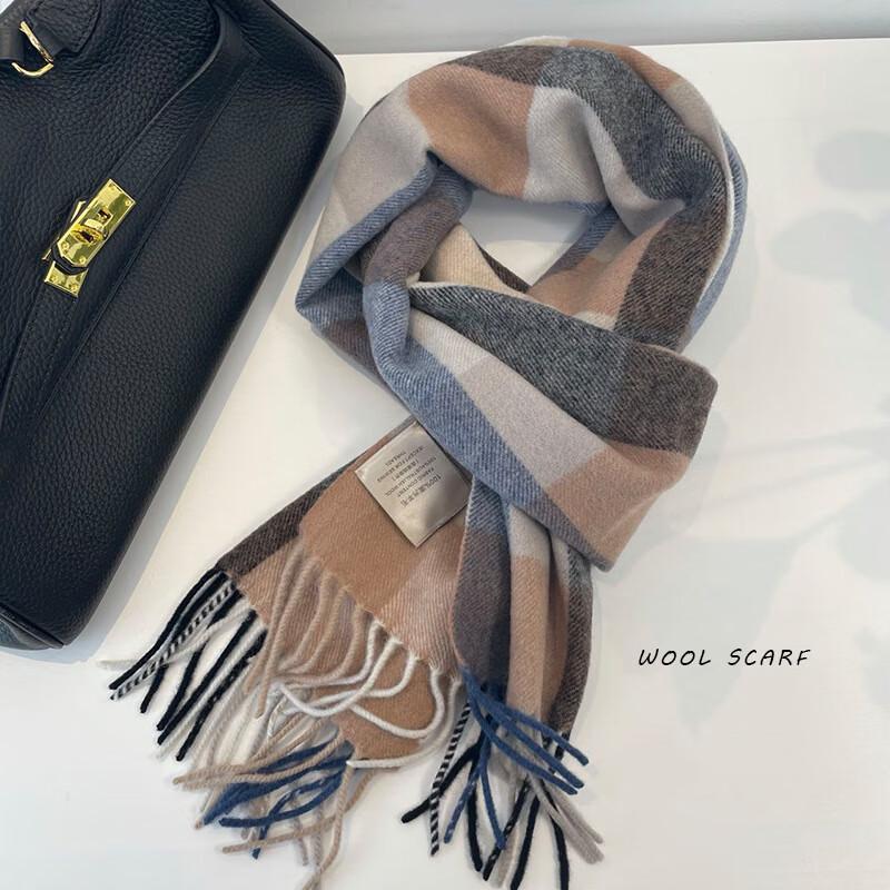 

UOSU Classic Unisex Wool Plaid Scarf