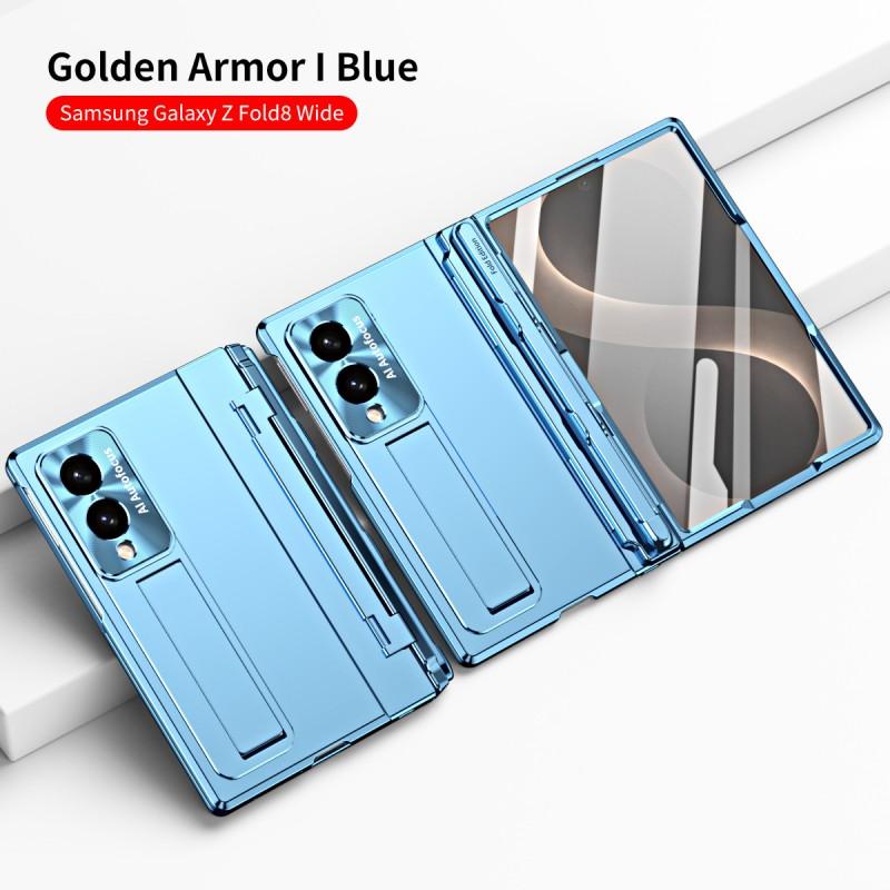 Galaxy Z Fold 8 Ultra Case With Smooth Hinge Design Electroplated Pen Slot Shockproof PC Cover Daily Use