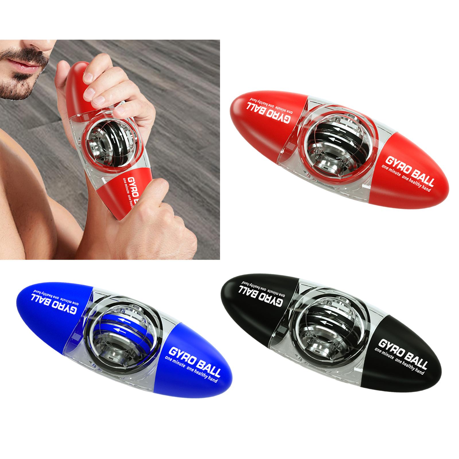 Wrist Gyro Ball Men Women Adult Adjustable Exercise Olive Wrist Ball Forearm Strengthener Wrist Trainer for Fitness Accessories blu