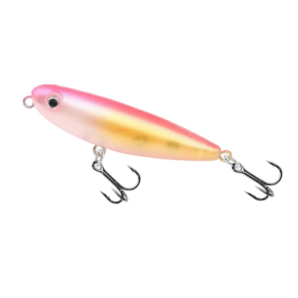 Fishing Lure Pencil Bait Hard Bait 12g 9cm with Treble Hooks Black Nickel Finish Durable Design for Freshwater and Saltwater Fishing