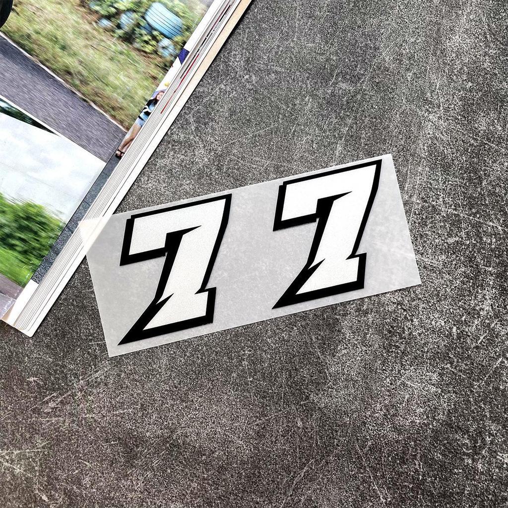 Weiße reflektierende JDM Autoaufkleber wasserdicht DIY dekorative Abdeckung für Motorrad