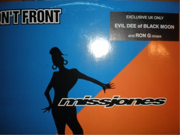 12inch Record MISS JONES Dont Front Where I Wanna Be Boy TB10442VB Tommy Boy 1994 UK Rap HipHopRB Used