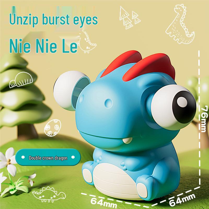 Creative Bubble-Blowing Pinchable Decompression Toy Doll for Students and Kids
