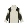Ferrari Race Statement Jacket With Color-block Zipper Stand Collar Casual Outerwear Unisex Outerwear Oatmeal 538107-06