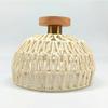 Rustic-style Hemp Rope Chandelier Woven Pendant Lamp Restaurant Bar Bedroom Living Room Ceiling Light Handwoven Lampshade
