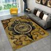 Alfombra de área de anillo Illuminati masónico masón 3D, alfombra de ojo que todo lo ve para decoración de felpudo de sala de estar y dormitorio, alfombra antideslizante