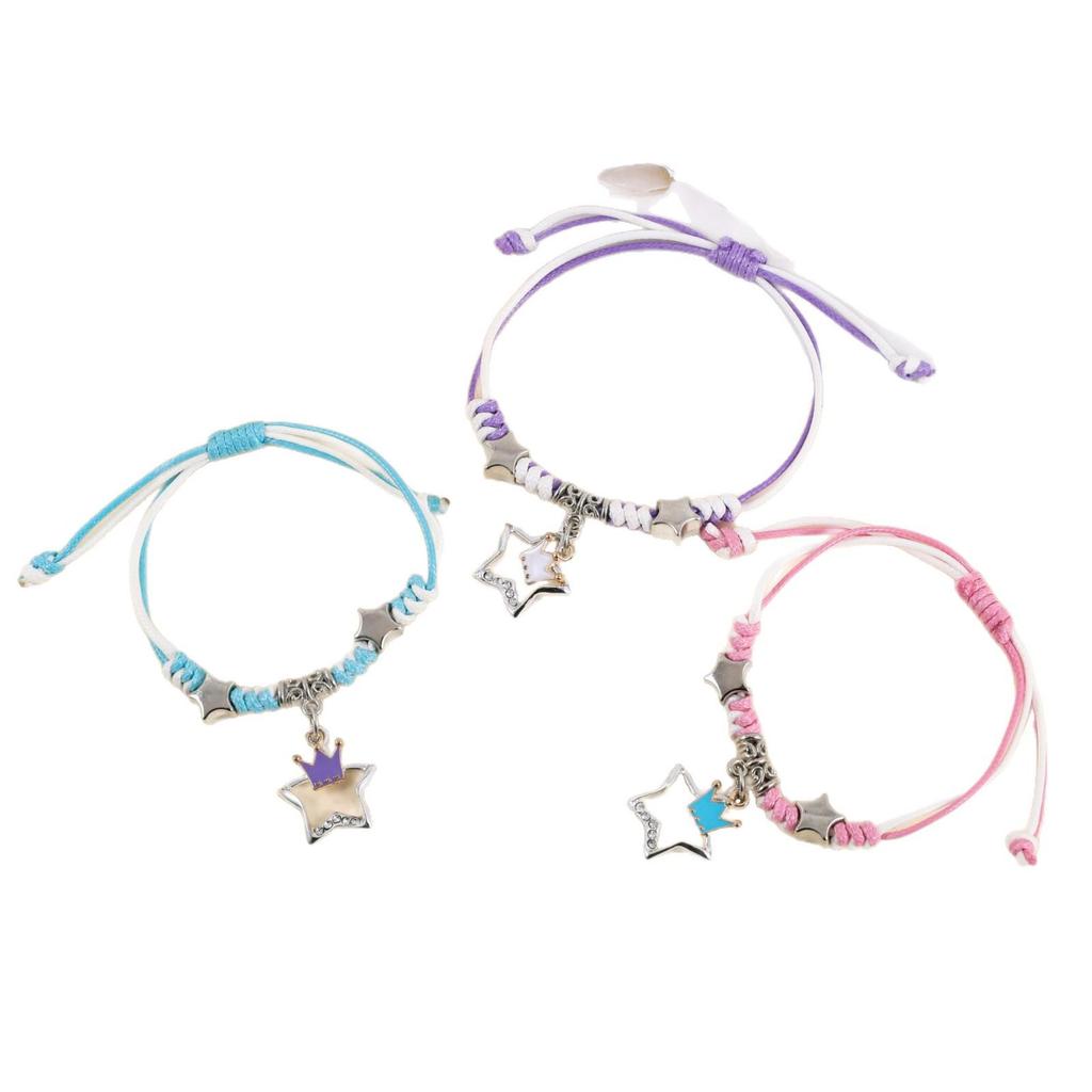 Korean Style Cute Handmade Friendship Bracelet Set – Three Braided Ropes