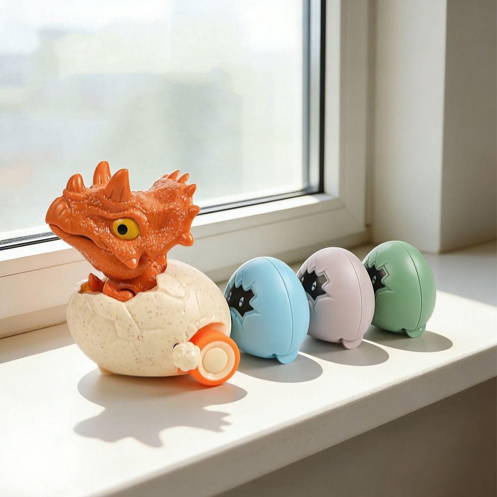Cartoon Design Simulation Tyrannosaurus Rex Toys Triceratops Egg Shell Toys  Gift For Kids