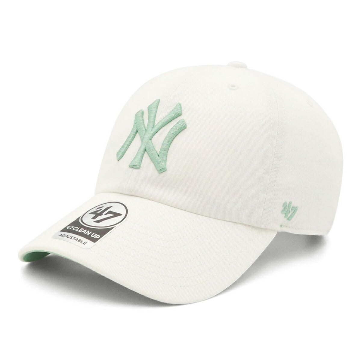 

47BRAND 47BRAND Forty Seven Cap Clean Up MLB Правый Логотип NY Белый БЕСПЛАТНО New York Yankees БЕЛЫЙ ШУМ CLEAN UP 14751097 FSB36C6532