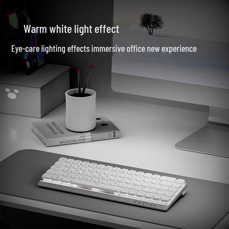 EWEADN MK68 Tri-Mode Low-Profile Mechanical Keyboard