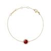 Audrey Series Brand Logo Design Cubic Zirconia Agate Bracelet Men and Women Same Style Couple Gold DW00401422