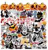 60P Pumpkin Sticker Pack Spoof Themes Waterproof Vinyl Halloween Sticker Set for Skateboard Laptops Decals Set