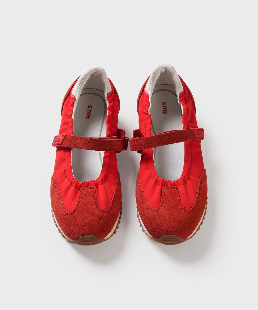 Stoe Heidi Mary Jane Sneakers, Red