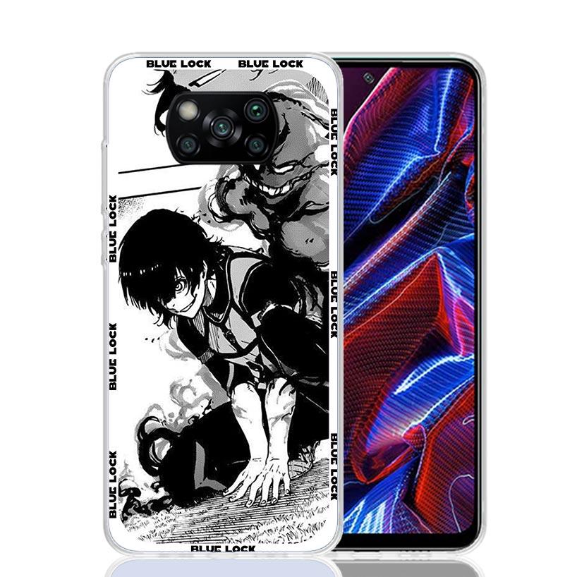 

Anime Blue Lock Phone Case For Xiaomi Poco F7 Ultra X7 X6 Pro X5 Redmi 15 15C 13 13C 12 12C 10 10A 10C 9 9A 9C 9T Shell Poco X7 Redmi 10C