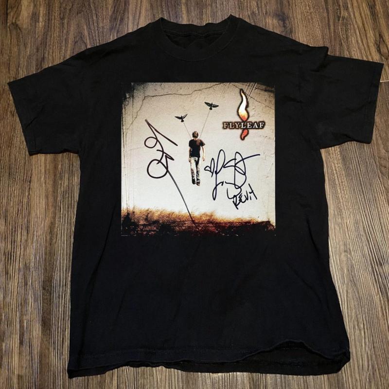Flyleaf Band Fully Alive Album T shirt size S 5XL S разноцветный