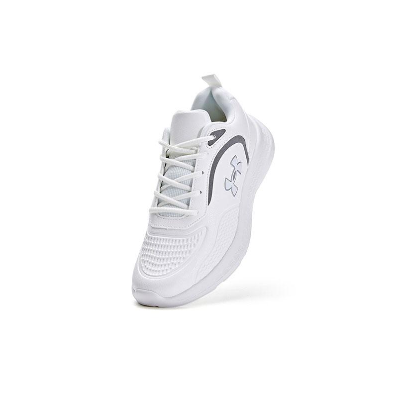 Under Armour Comfortable Versatile Simple Sports Low-Top Running Shoes Kids Sneaker White 2341115-100