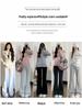 Women's High-Waisted Fleece-Lined Micro-Flare Sweatpants - 2025 Spring/Autumn/Winter Collection: Slimming, Casual, Thickened Flare Pants.
