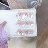 Hand-woven Armor-like Ice-transparent Butterfly Summer Ice-transparent Zircon Butterfly Cat's Eyes Pure Temperament Manicure Stickers