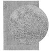 Shaggy Rug PAMPLONA High Pile Modern Grey 140x200 Cm
