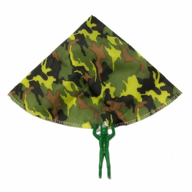 Aruncare manuală Mini soldat Camuflag Parașuta pentru copii Jucării în aer liber Joc Educativ Sport de zbor pentru copii