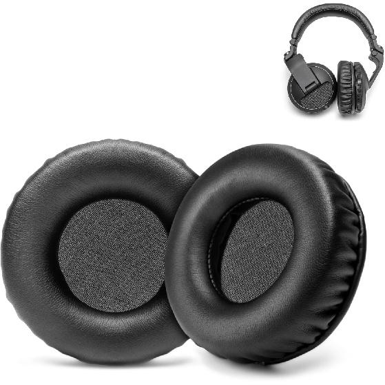 HDJ X5 X7 X10 Replacement Ear Pads Compatible with Pioneer HDJ-X7 HDJ-X5 HDJ-X10 DJ Headphones Premium Protein Leather Memory Foam Ear Cushions