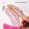 Retro Feather Metal Bookmark Book Accessories Marque Page Bookmark Separador Cute Stationery Marcapaginas Bookmarks