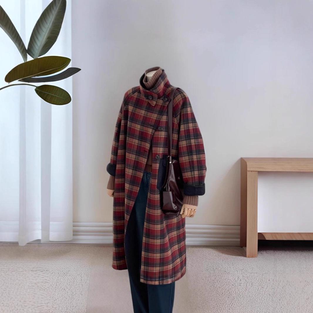 

2025 High-End Korean Style Women s Double-Faced Cashmere Coat - Slimming, Taller Look, Versatile Temperament Small