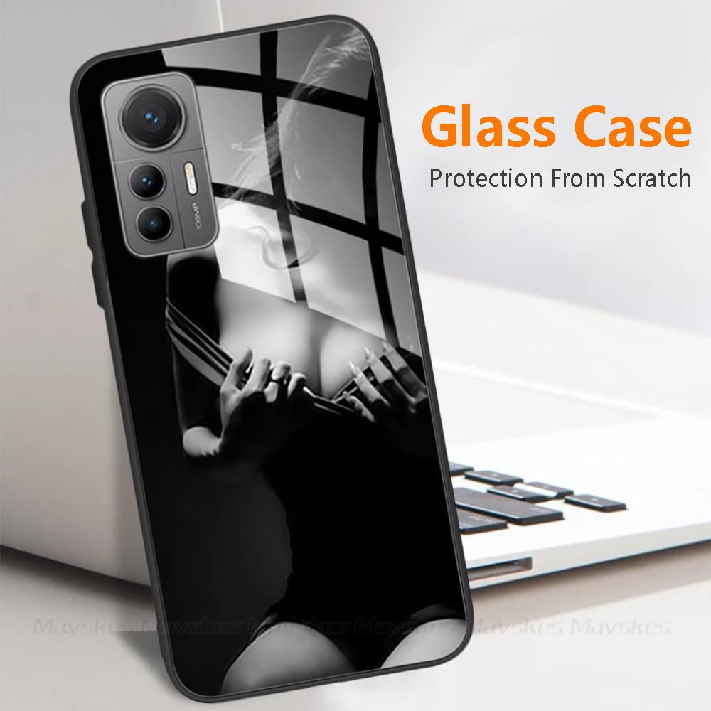 Mi 12 Lite Case for Xiaomi 12 Lite / Mi 12S Pro 12s Ultra Tempered Glass Cases For Xiaomi 12X 12 Pro Mi12 12Lite Cover Fundas