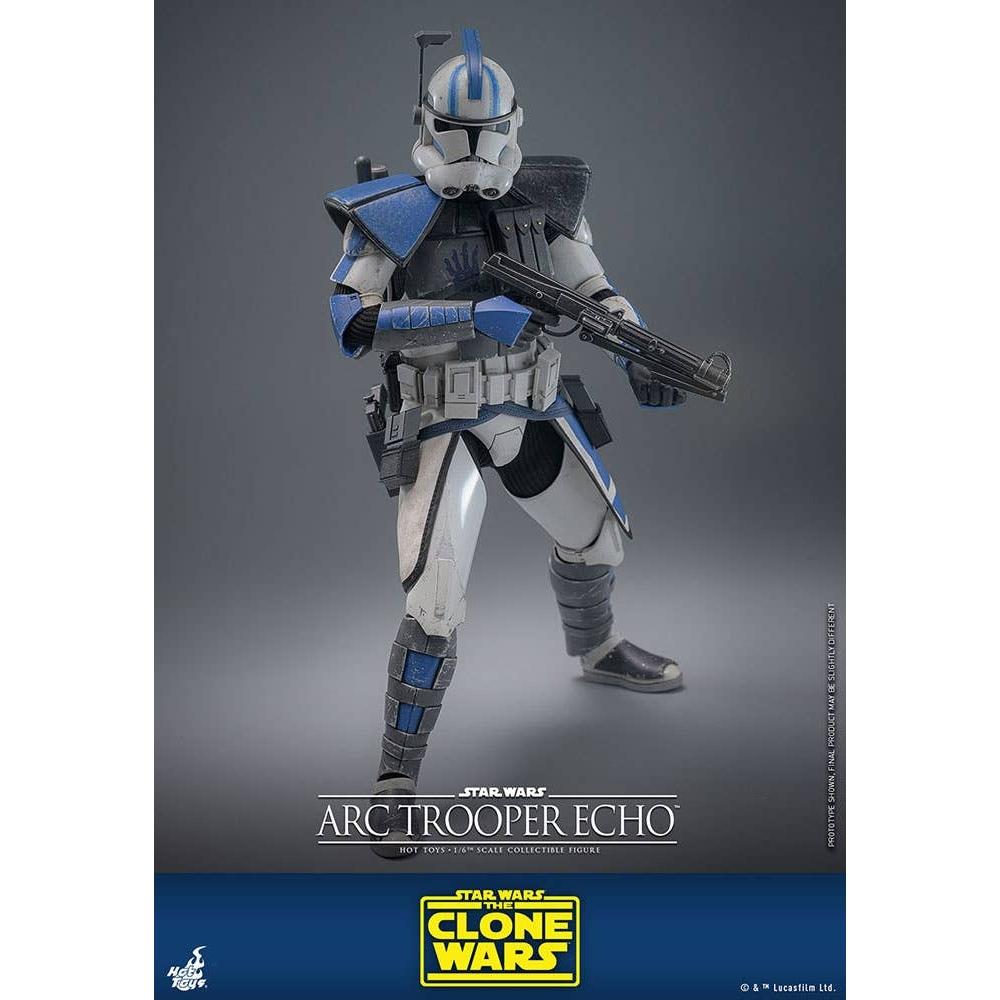 Star Wars 1 6 Television Masterpiece Scale Fully Poseable Figure  Arc Trooper Echo
