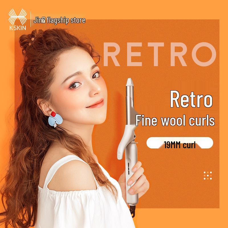 

Compact Mini Curling Iron for Short and Long Hair - Instant Curls and Perms білий