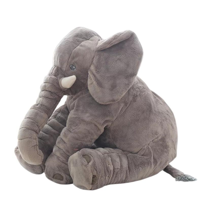Super Soft Plush Elephant Toy Pillow For Kids' Sleep And Play 40cm-80cm