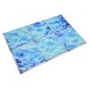 12pcs Blue 3D Bathtub Sticker Self Adhesive PVC Tile Decal Waterproof Antislip Sticker  Bath Use